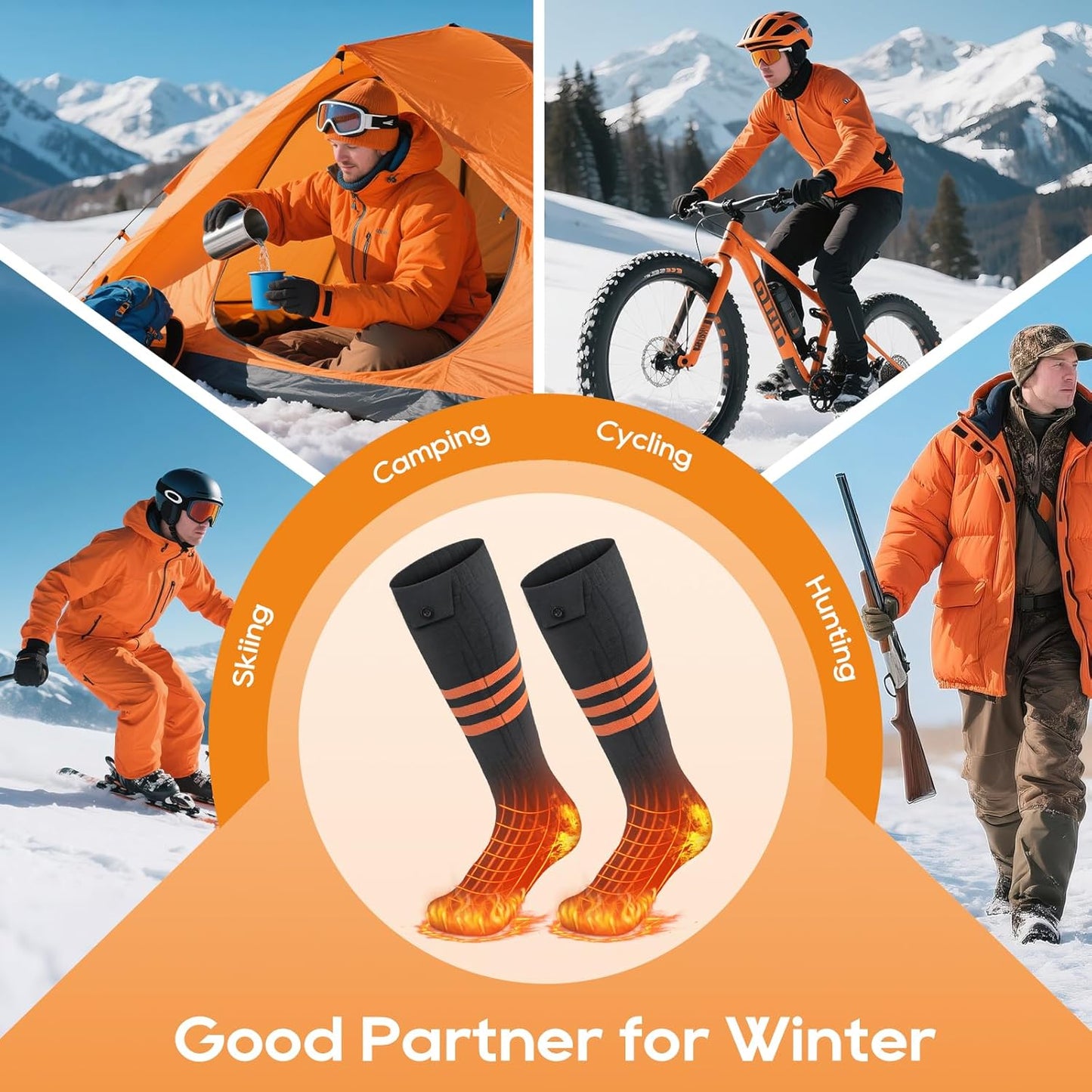 ThermalEase™ Smart Heated Socks