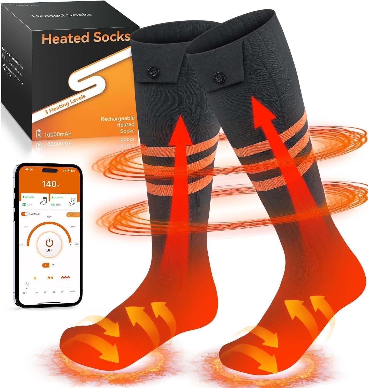 ThermalEase™ Smart Heated Socks