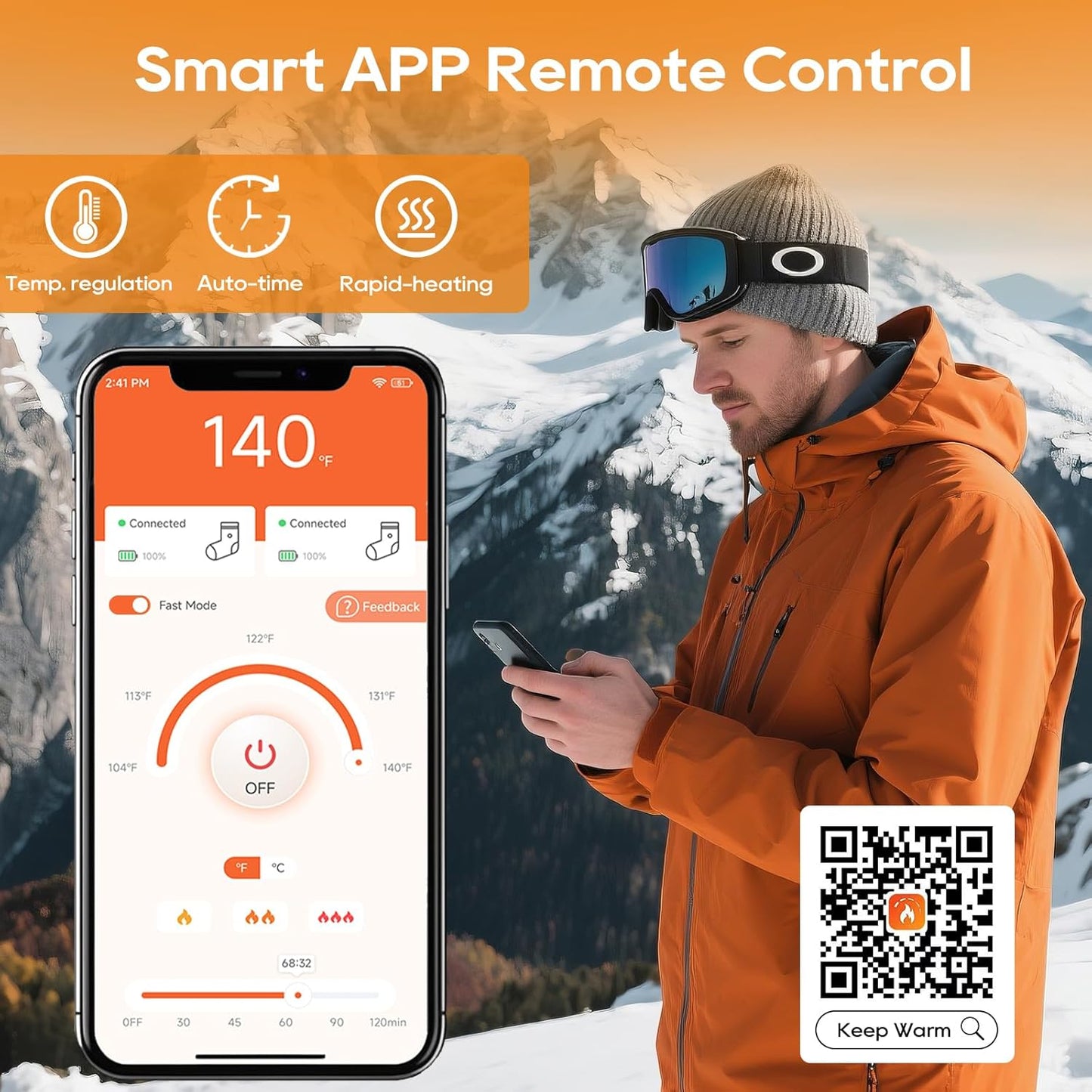 ThermalEase™ Smart Heated Socks